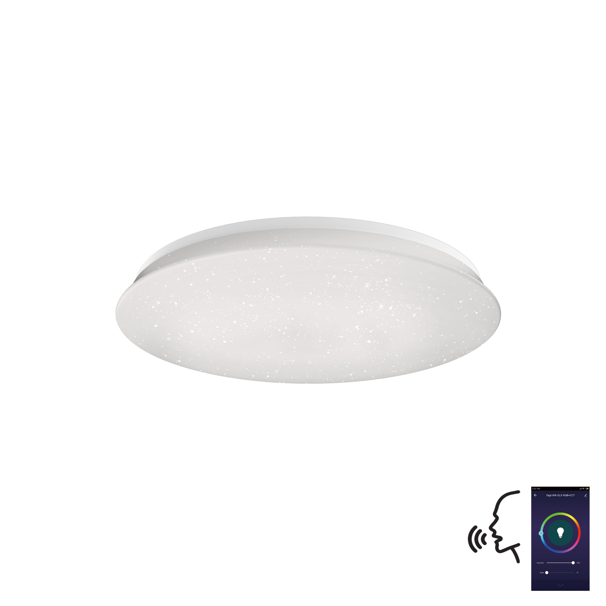 DIGIT-WIFI Ceiling Lights Techtouch Flush Fittings DIGIT-WIFI Ceiling Lights Techtouch Flush Fittings